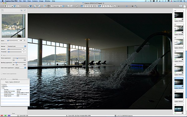 One of the reference pictures taken of the swimming pool at the Slieve Donard Resort & Spa Hotel in Newcastle.