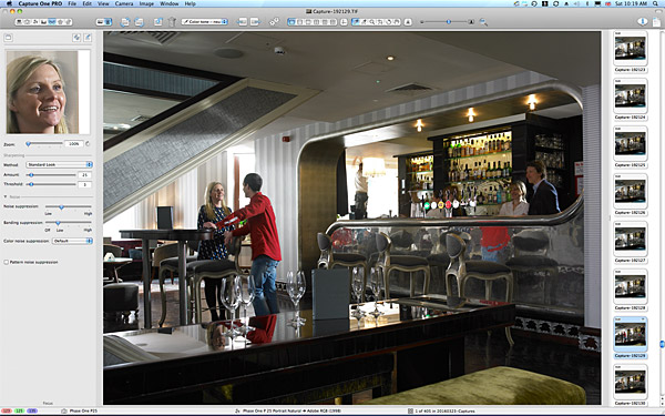 One of the first pictures taken of the bar at the Dylan Hotel in Dublin.