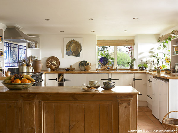 The kitchen in Janet Shearer's home.