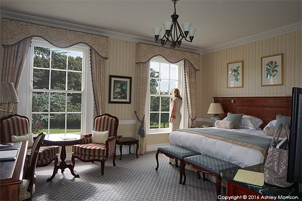 The Liffey Deluxe bedroom at the K Club in County Kildare