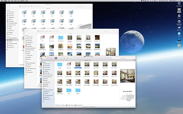 Screenshot of HD2-4Tb hard drive on the Mac Pro 5.1