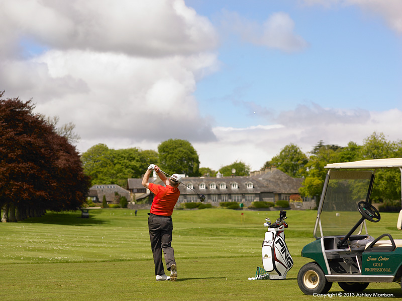 Sean Cotter the Golf Professional at Mount Juliet Country Estate in County Kilkenny.